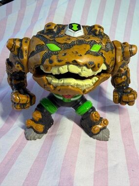 Rock Monster Action Figure - Orange & Green Kids Toy